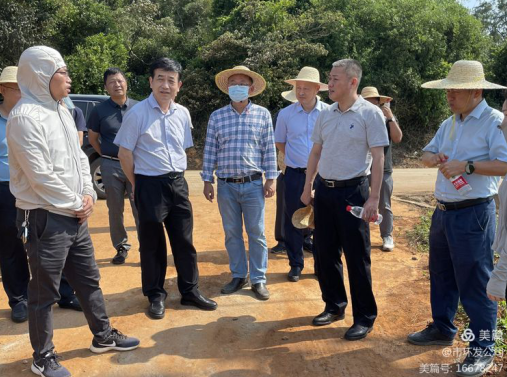 ?？谑凶匀毁Y源和規(guī)劃局局長(zhǎng)吳雄帶隊(duì)調(diào)研龍灣片區(qū)土地整治項(xiàng)目